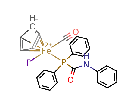 carbonyl-η5-cyclopentadienyl-(diphenylphosphino-N-phenylformamide-P)iron iodide