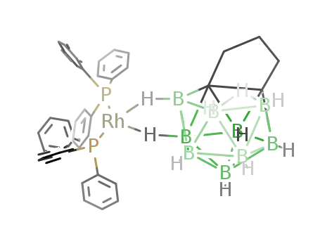 exo-nido-(PPh3)2Rh-7,8-(μ-(CH2)3)-7,8-C2B9H10