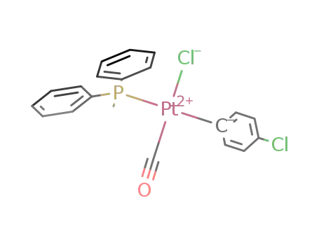 [PtCl(C<sub>6</sub>H<sub>4</sub>Cl)(CO)PCH<sub>3</sub>(C<sub>6</sub>H<sub>5</sub>)2]