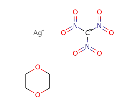 [1,4]dioxane; compound with silver trinitromethanide (1:1)