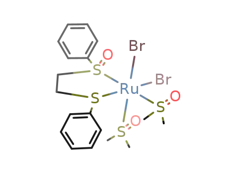 dibromobis(dimethyl sulphoxide)(1-phenylsulphinyl-2-phenyl-tioethane)ruthenium(II)