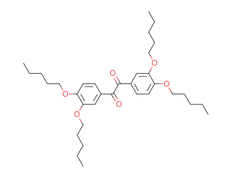 Molecular Structure of 98517-21-6 (Ethanedione, bis[3,4-bis(pentyloxy)phenyl]-)