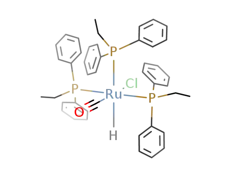 RuClH(CO)(P(C<sub>2</sub>H<sub>5</sub>)(C<sub>6</sub>H<sub>5</sub>)2)3