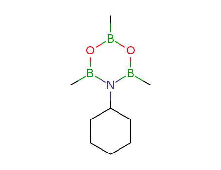 5-cyclohexyl-2,4,6-trimethyl-cyclo-1,3-dioxa-5-aza-2,4,6-triborane