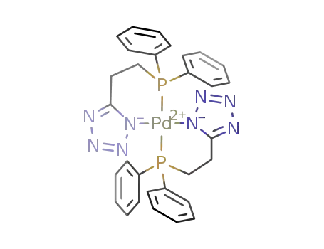 Bis(5[2-(diphenylphosphino)ethyl]tetrazolato-N<sup>(1)</sup>,P)palladium(II)