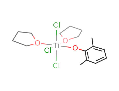 TiCl<sub>3</sub>{O-2,6-(CH<sub>3</sub>)2C<sub>6</sub>H<sub>3</sub>}(THF)2