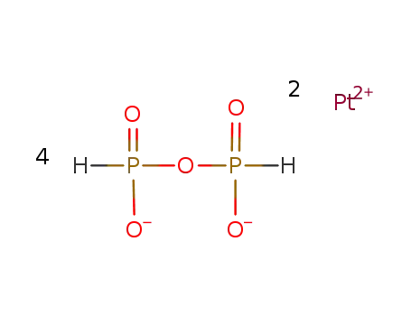Molecular Structure of 80011-25-2 (tetrakis(pyrophosphito)diplatinate(II))