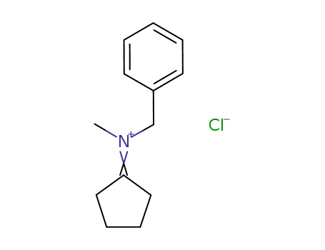 Benzenemethanaminium, N-cyclopentylidene-N-methyl-, chloride