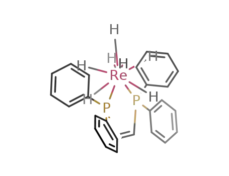 cis-1,2-bis(diphenylphosphino)ethylene heptahydrido rhenium(VII)