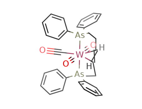 tricarbonyl-1,6-bis(diphenylarsino)-hex-3-ene tungsten<sup>(0)</sup>