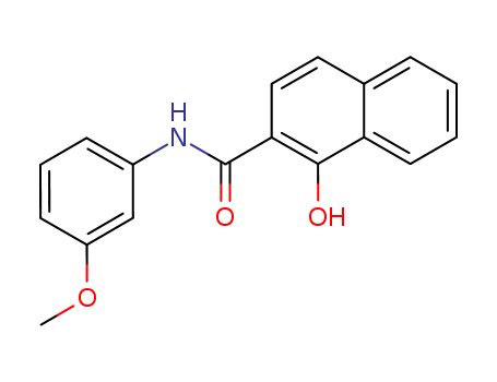2-NAPHTHALENECARBOXAMIDE,1-HYDROXY-N-(3-METHOXYPHENYL)-