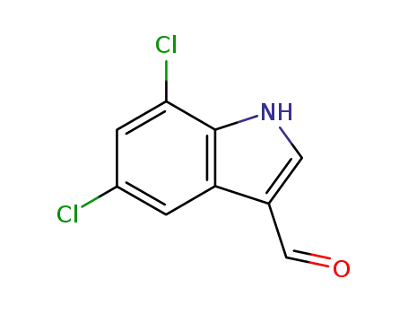 5,7-디클로로-1H-인돌-3-카르브알데히드