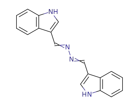 Molecular Structure of 1233-49-4 (INDOLE-3-ALDEHYDE AZINE)
