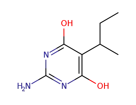 2-amino-5-sec-butyl-4,6-pyrimidinediol