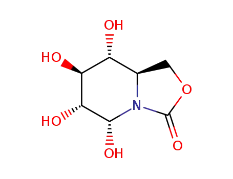(5R,6S,7R,8R,8aR)-5,6,7,8-tetrahydroxy-2-oxa-3-oxoindolizidine