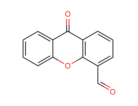 Molecular Structure of 126597-33-9 (9-oxo-9H-xanthene-4-carbaldehyde)