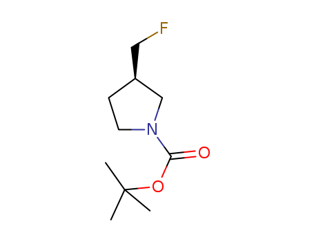 1-Pyrrolidinecarboxylic acid, 3-(fluoromethyl)-, 1,1-dimethylethyl ester,
(3R)-