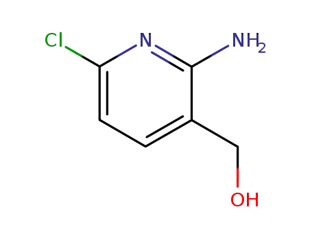 Molecular Structure of 58584-60-4 ((2-amino-6-chloro-pyridin-3-yl)-methanol)