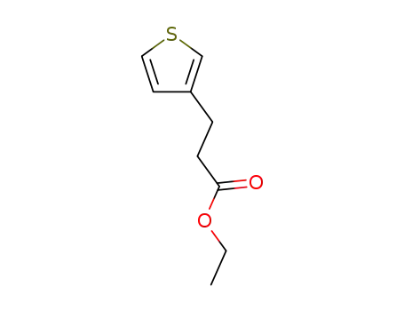 Molecular Structure of 99198-96-6 (Ethyl 3-(thiophen-3-yl)propanoate)