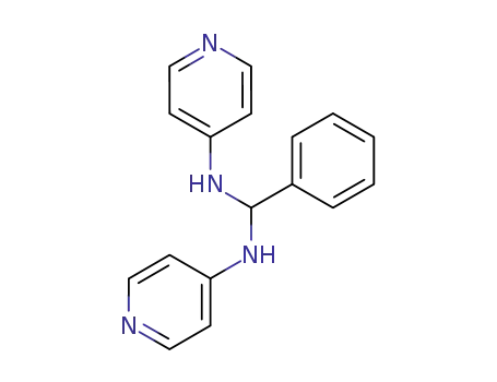 Molecular Structure of 42178-58-5 (N,N<sup>1</sup>-<di-(4-pyridyl)>-α,α-diaminotoluene)