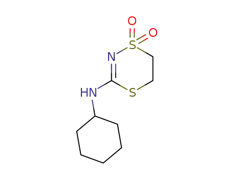 cyclohexyl-(1,1-dioxo-5,6-dihydro-1<i>H</i>-1λ<sup>6</sup>-[1,4,2]dithiazin-3-yl)-amine