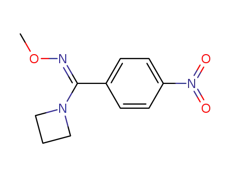 Molecular Structure of 142701-89-1 (Azetidin-1-yl-(4-nitro-phenyl)-methanone O-methyl-oxime)