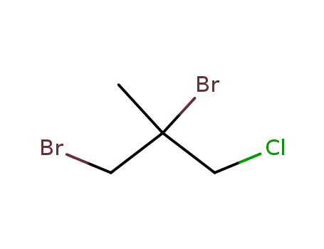 Molecular Structure of 10474-14-3 (1,2-Dibromo-3-chloro-2-methylpropane)