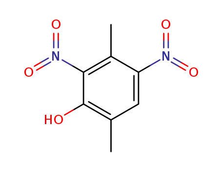 Molecular Structure of 15968-56-6 (3,6-Dimethyl-2,4-dinitrophenol)
