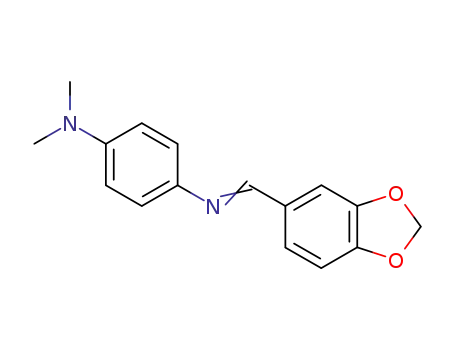 4-(benzo[1,3]dioxol-5-ylmethylideneamino)-N,N-dimethyl-aniline