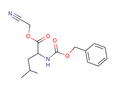 <i>N</i>-benzyloxycarbonyl-DL-leucine cyanomethyl ester