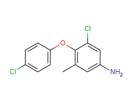 3-Chloro-4-(4-chloro-phenoxy)-5-methyl-phenylamine