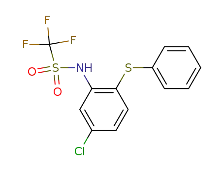 Methanesulfonamide, N-[5-chloro-2-(phenylthio)phenyl]-1,1,1-trifluoro-