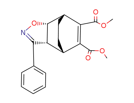 3-phenyl-(3a<i>c</i>,7a<i>c</i>)-3a,4,7,7a-tetrahydro-4<i>r</i>,7<i>c</i>-ethano-benzo[<i>d</i>]isoxazole-5,6-dicarboxylic acid dimethyl ester