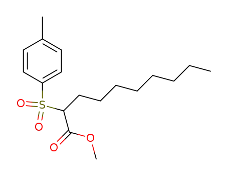 2-(p-Tolylsulfonyl)-decansaeuremethylester