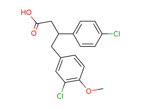 4-(3-Chloro-4-methoxy-phenyl)-3-(4-chloro-phenyl)-butyric acid