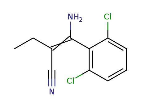 Butanenitrile, 2-[amino(2,6-dichlorophenyl)methylene]-