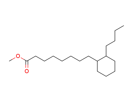 Molecular Structure of 16847-05-5 (2-Butylcyclohexaneoctanoic acid methyl ester)