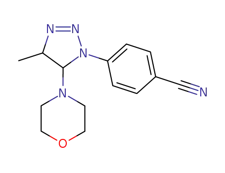 4-(4-methyl-5-morpholin-4-yl-4,5-dihydro-[1,2,3]triazol-1-yl)-benzonitrile