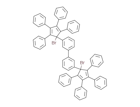 1,1'-Biphenyl,
3,3'-bis(1-bromo-2,3,4,5-tetraphenyl-2,4-cyclopentadien-1-yl)-