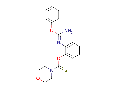 N-(2-Morpholino-thiocarbonyloxy)-phenyl-O-phenylisoharnstoff