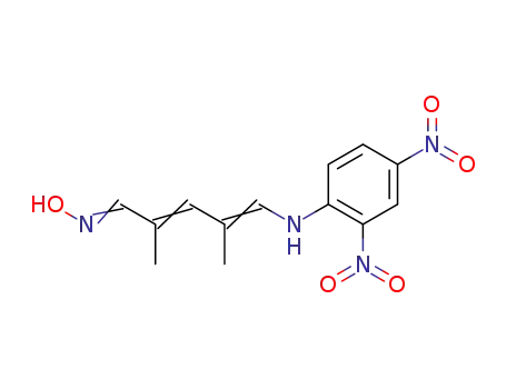 (2Z,4Z)-5-(2,4-Dinitro-phenylamino)-2,4-dimethyl-penta-2,4-dienal oxime