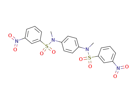 1,4-bis-[methyl-(3-nitro-benzenesulfonyl)-amino]-benzene