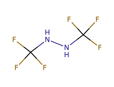 Molecular Structure of 14848-78-3 (Hydrazine, 1,2-bis(trifluoromethyl)-)