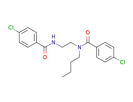Molecular Structure of 21312-54-9 (N,N'-Di(p-chlorbenzoyl)-N-n-butylethylendiamin)