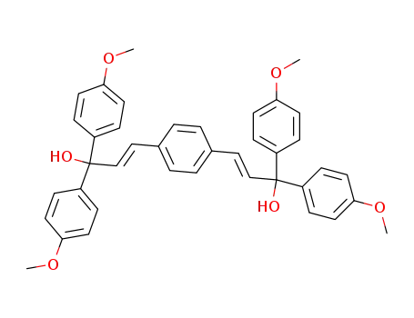 1,4-bis-[3-hydroxy-3,3-bis-(4-methoxy-phenyl)-propenyl]-benzene