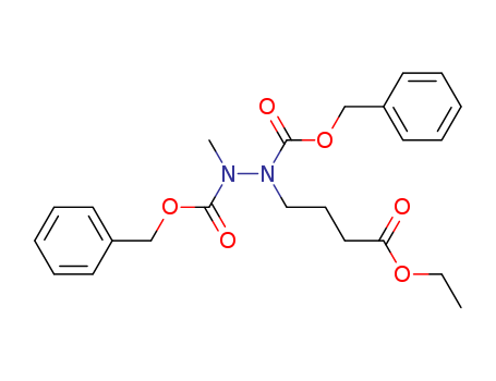 1,2-Hydrazinedicarboxylicacid, 1-(4-ethoxy-4-oxobutyl)-2-methyl-, 1,2-bis(phenylmethyl) ester cas  64604-60-0