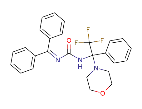 1-Benzhydrylidene-3-(2,2,2-trifluoro-1-morpholin-4-yl-1-phenyl-ethyl)-urea