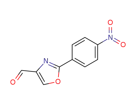 Molecular Structure of 59398-92-4 (2-(4-NITRO-PHENYL)-OXAZOLE-4-CARBALDEHYDE)