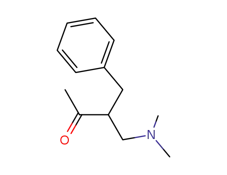 Molecular Structure of 92195-85-2 (3-benzyl-4-dimethylamino-butan-2-one)