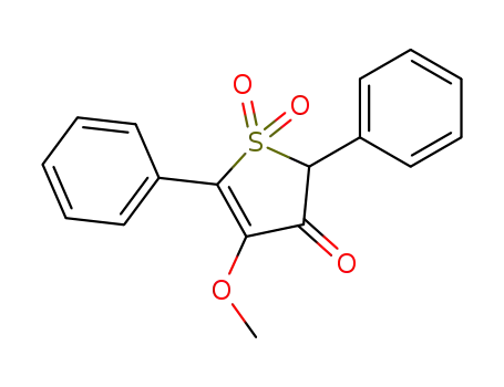 4-Methoxy-3-oxo-2,5-diphenyl-2,3-dihydrothiophen-1,1-dioxid